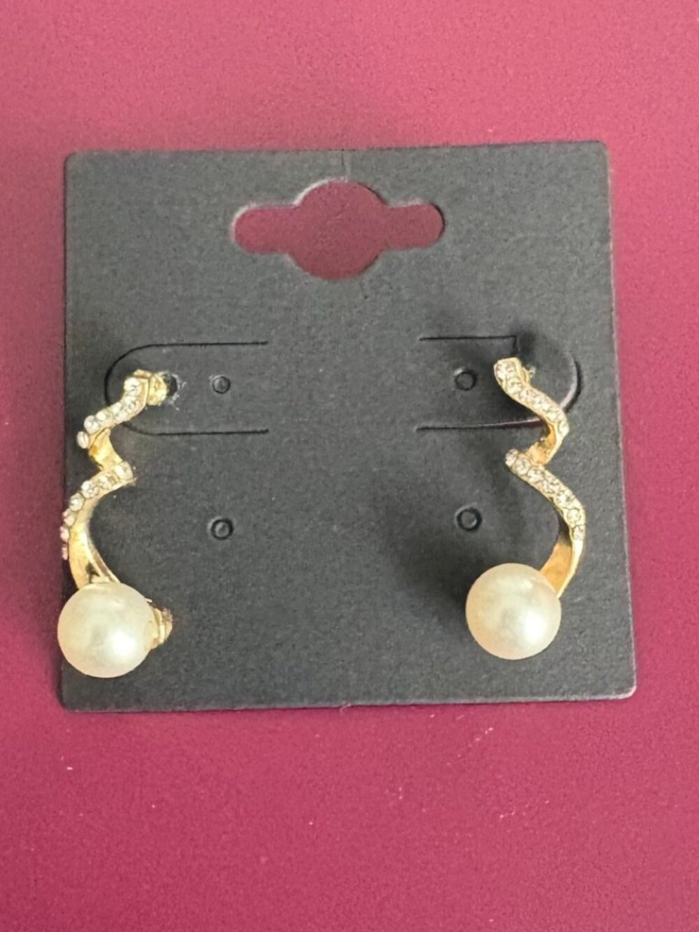 Elegant Gold-Tone Drop Earrings